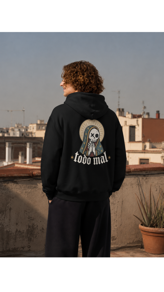 MALO SANTO - SUDADERA OVERSIZE