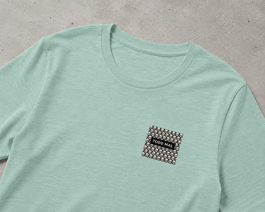 MALO AL CUADRADO - CAMISETA UNISEX (TURQUESA)