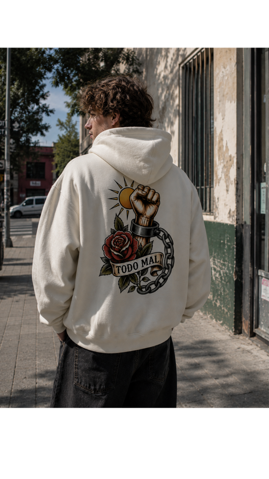 REACCIÓN EN CADENA - SUDADERA OVERSIZE