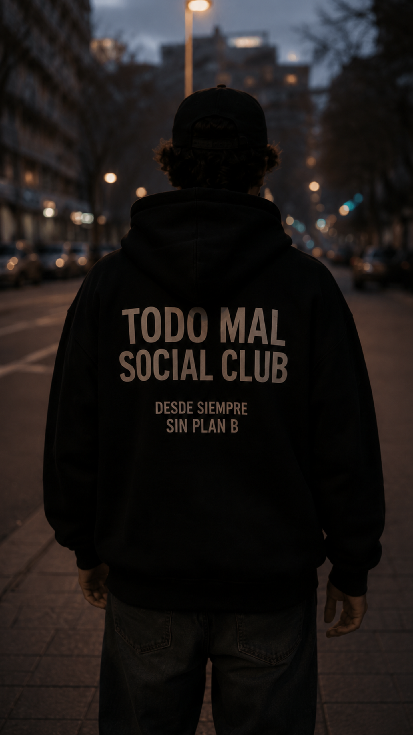 TODO MAL SOCIAL CLUB - SUDADERA OVERSIZE
