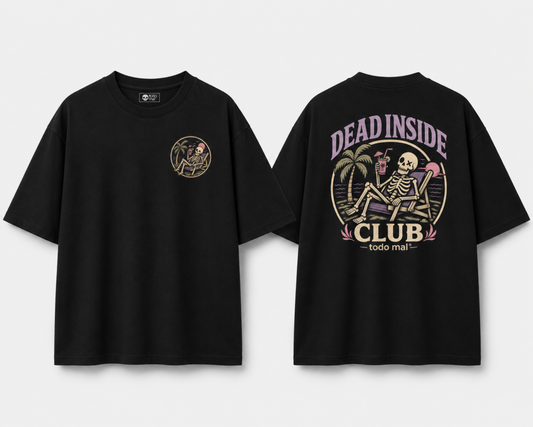 DEAD INSIDE CLUB - CAMISETA OVERSIZED